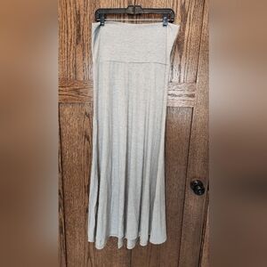 LuLaRoe Light Gray Maxi Skirt